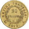 20 Francs Napoléon Ier Tête Laurée Revers Empire