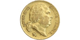 20 Francs Louis XVIII Buste Nu
