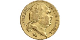 20 Francs Louis XVIII Buste Nu