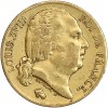 20 Francs Louis XVIII Buste Nu