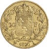 20 Francs Louis XVIII Buste Nu