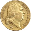 20 Francs Louis XVIII Buste Nu