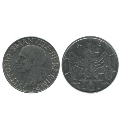 1 Lire Victor Emmanuel III Italie - Italie Reunifiee