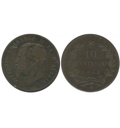 10 Centimes Victor Emmanuel II Italie - Italie Reunifiee