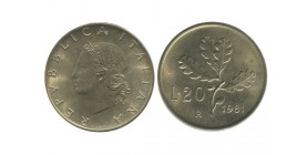 20 Lires Italie - Italie Reunifiee