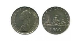 500 Lires Italie Argent - Italie Reunifiee
