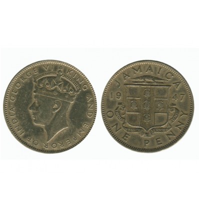 1 Penny Georges VI Jamaïque