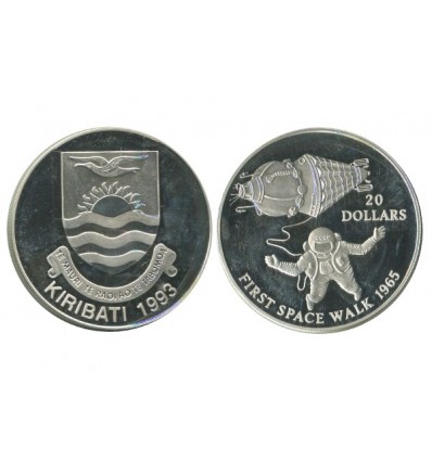 20 Dollars Kiribati Argent