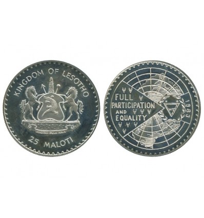 25 Maloti Lesotho Argent