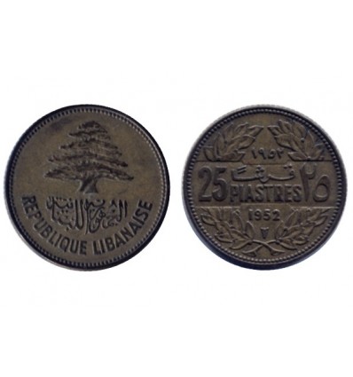 25 Piastres Liban