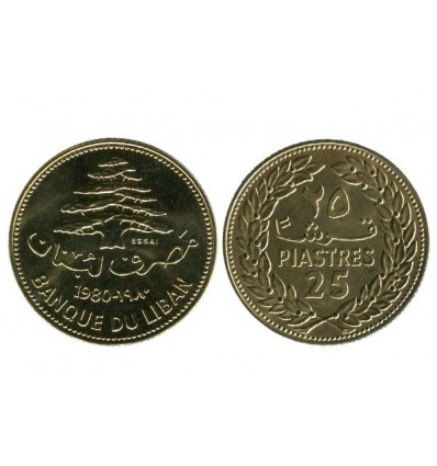 25 Piastres Liban