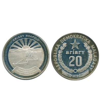 20 Ariary Madagascar Argent-