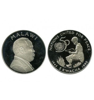 5 Kwacha Malawi Argent