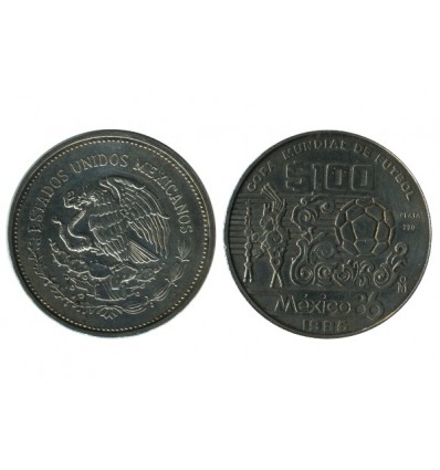 100 Pesos Mexique Argent