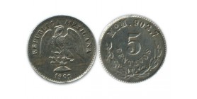 5 Centavos Mexique Argent