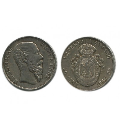 50 Centavos Mexique Argent