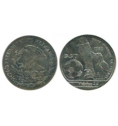 50 Pesos Mexique Argent