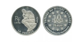 1 Euro 1/2 / 10 Francs le Penseur Les trésors des musées d'Europe