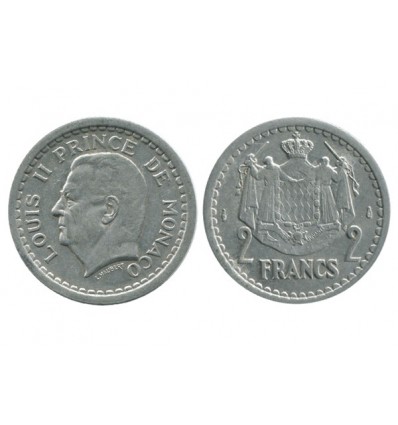 2 Francs Louis II Monaco