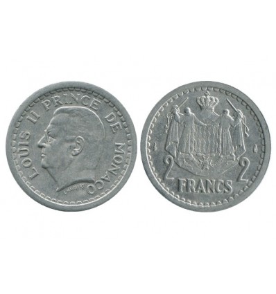 2 Francs Louis II Monaco