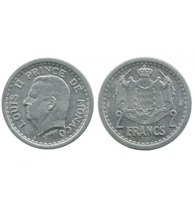 2 Francs Louis II Monaco