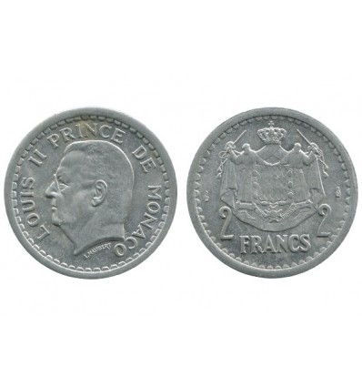 2 Francs Louis II Monaco