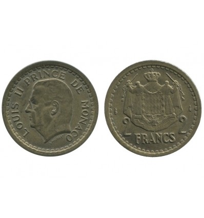 2 Francs Louis II Monaco