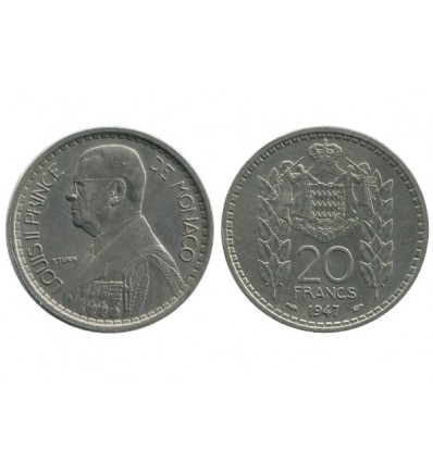 20 Francs Louis II Monaco