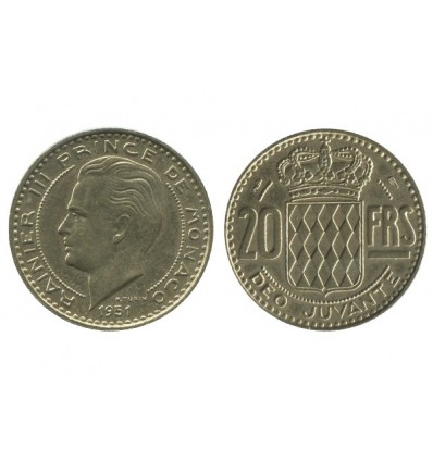 20 Francs Rainier III Monaco