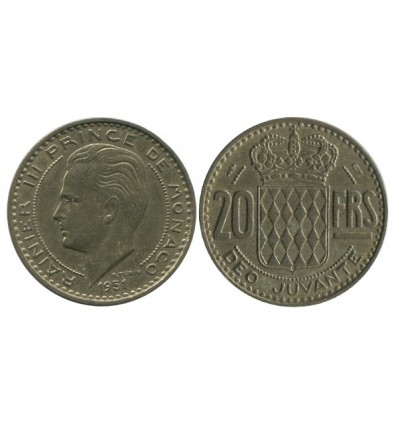 20 Francs Rainier III Monaco