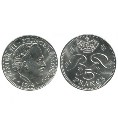 5 Francs Rainier III Monaco