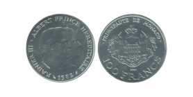 100 Francs Rainier III et Albert Monaco Argent