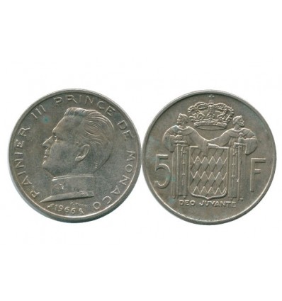 5 Francs Rainier III Monaco Argent