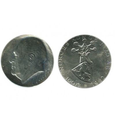 100 Couronnes Norvège Argent