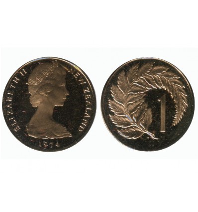 1 Cent Elisabeth II Nouvelle Zélande