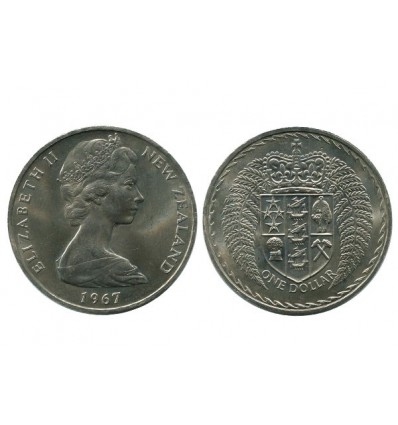 1 Dollar Elisabeth II Nouvelle Zélande