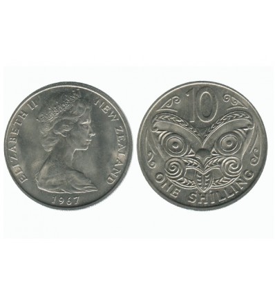 10 Cents Elisabeth II Nouvelle Zélande