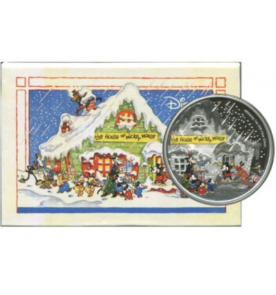 Once (2dollars) édition limité MICKEY nouvelle zélande argent