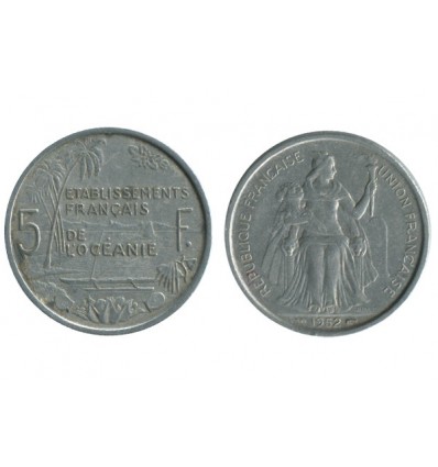 5 Francs Océanie Française