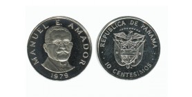 10 Centimes Manuel E. Amador Panama