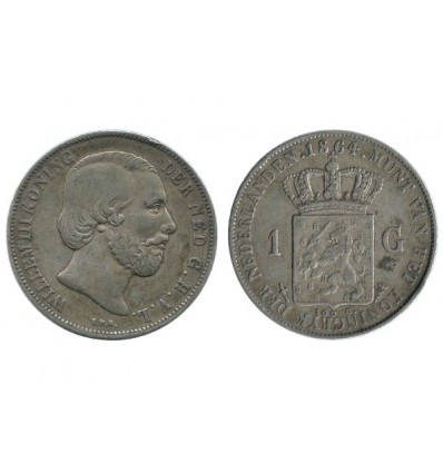 1 Florin Guillaume III pays - bas argent