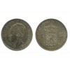 1 Florin Wilhemine Tête à¢gée Pays - Bas Argent