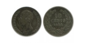 10 Cents Guillaume II Pays - Bas Argent