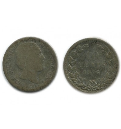10 Cents Guillaume III Pays - Bas Argent