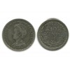 10 Cents Wilhemine Petit Buste Pays - Bas Argent