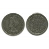 10 Cents Wilhemine Petit Buste Pays - Bas Argent