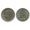 10 Cents Wilhemine Tête à¢gée Pays - Bas Argent