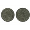 25 Cents Wilhemine Tête à¢gée Pays - Bas Argent