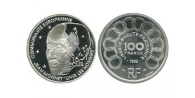 15 Ecus / 100 Francs Jean Monnet
