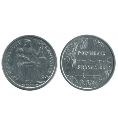 2 Francs Polynésie